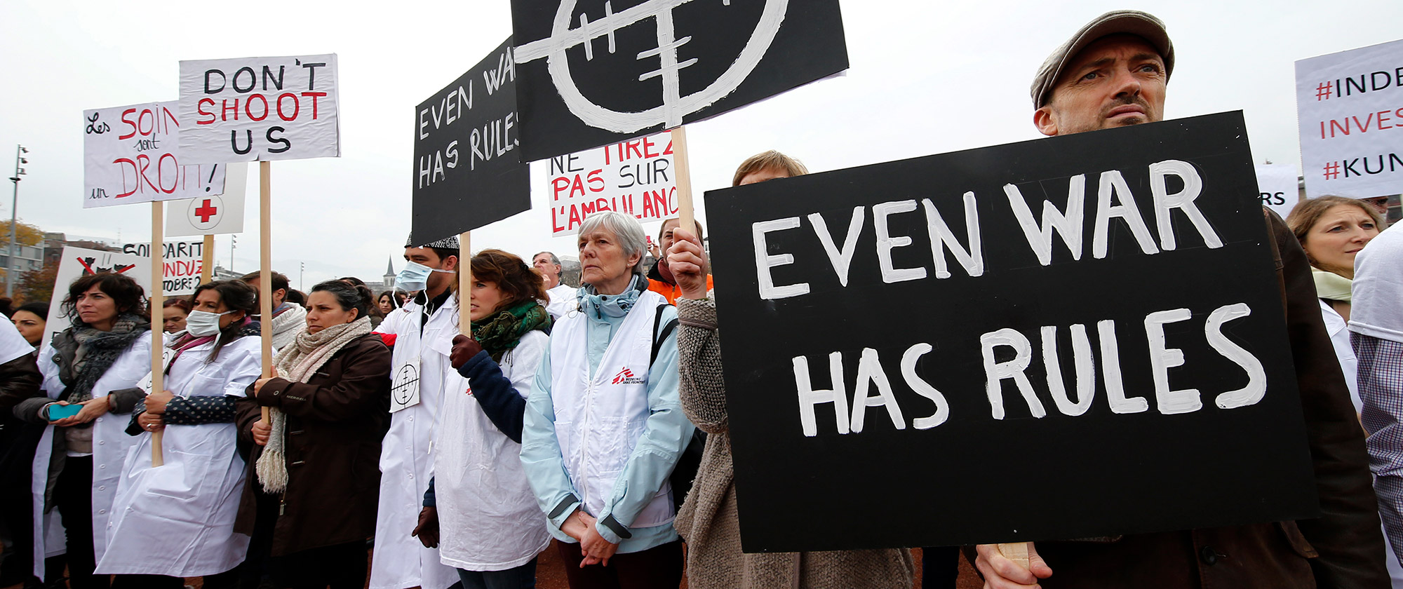People protesting