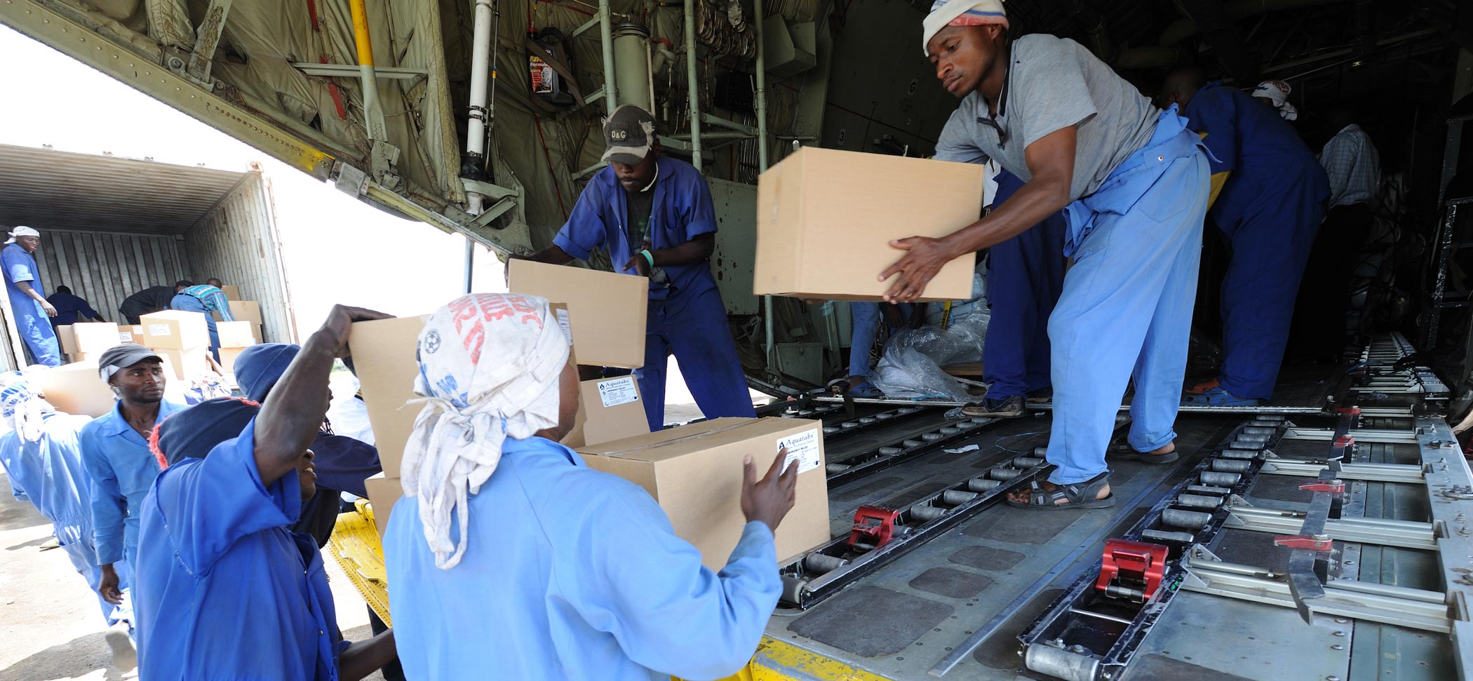 Unloading DFID aid
