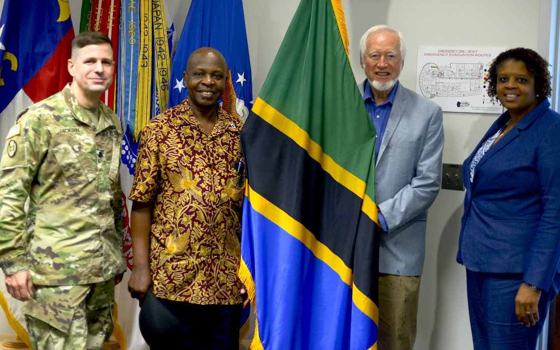 North Carolina’s Adjutant General, Maj. Gen. Greg Lusk, hosts a meeting in 2016 to discus how the N.C. Guard and Tanzania can mutually benefit from the State Partnership Program. | North Carolina National Guard via Flickr