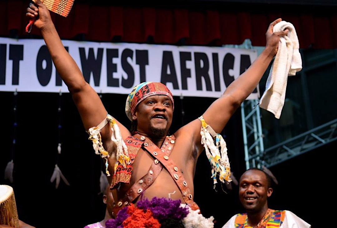 A performer at the famous Spirit of West Africa festival in Seattle. | Spirit of Africa