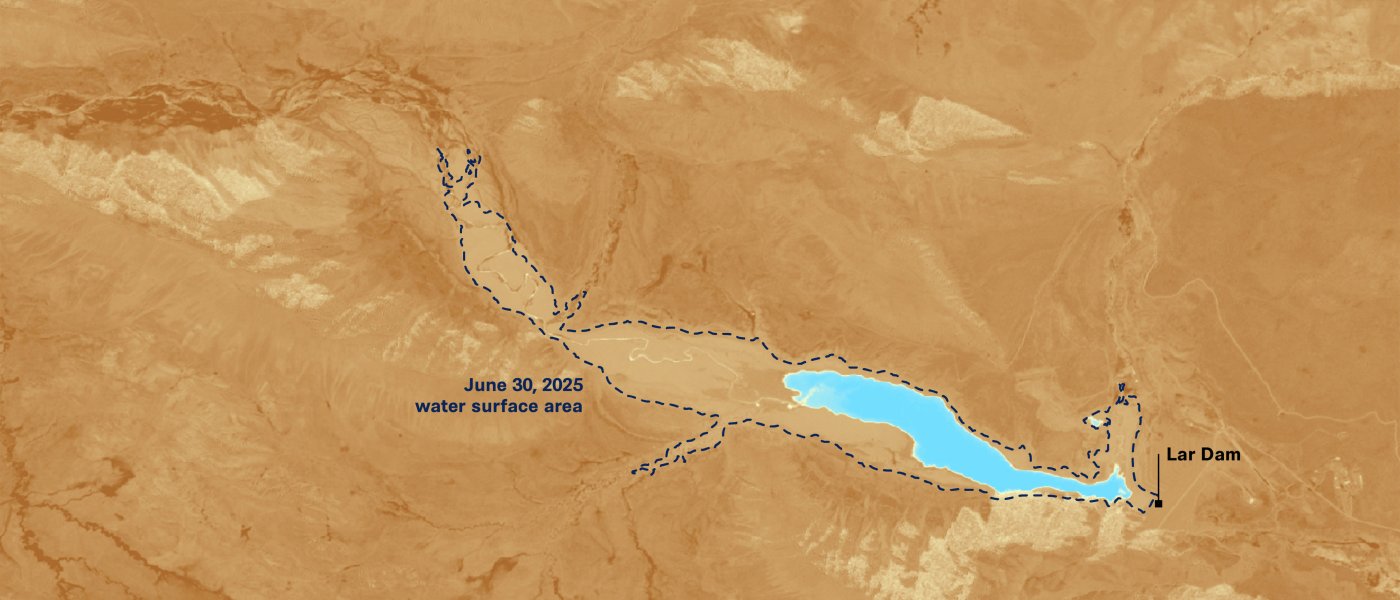 تصاویر ماهواره‌ای بحران فزاینده آب تهران را نشان می‌دهد