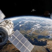 Photo: Artistic rendering of a stalking satellite. Credit: Bertelsmann Foundation and CSIS.