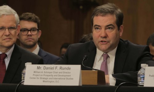 Photo of Daniel F. Runde Speaking 