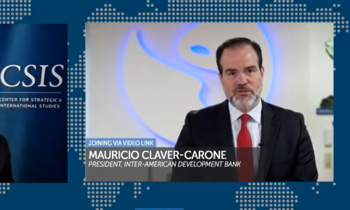 An Armchair Conversation with Mauricio Claver-Carone, President of the Inter-American Development Bank