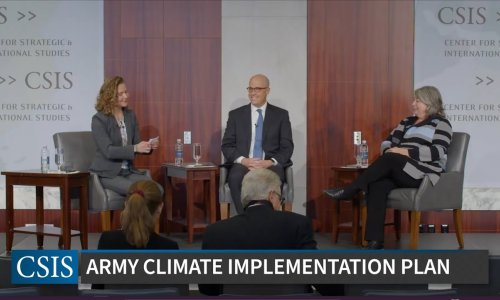 Launch: Army Climate Implementation Plan