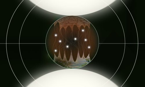 Illustration representing AI applications for averting food security crises