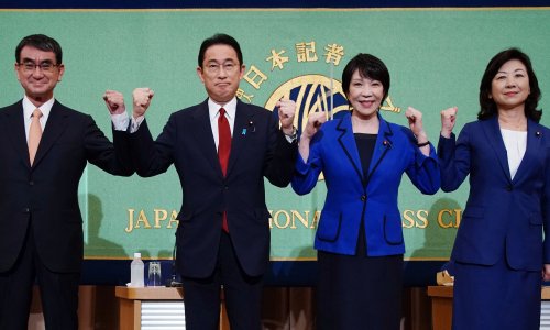 Photo: EUGENE HOSHIKO/POOL/AFP/Getty Images