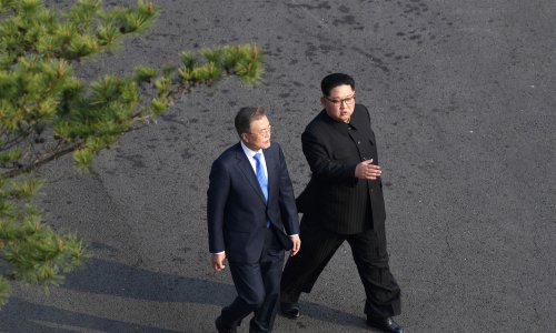 Photo: KOREA SUMMIT PRESS POOL/AFP/Getty Images