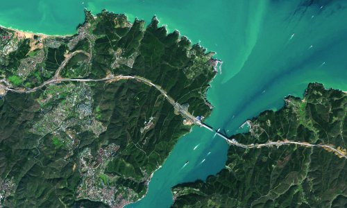 Bosphorus Bridge. Courtesy: European Space Agency.