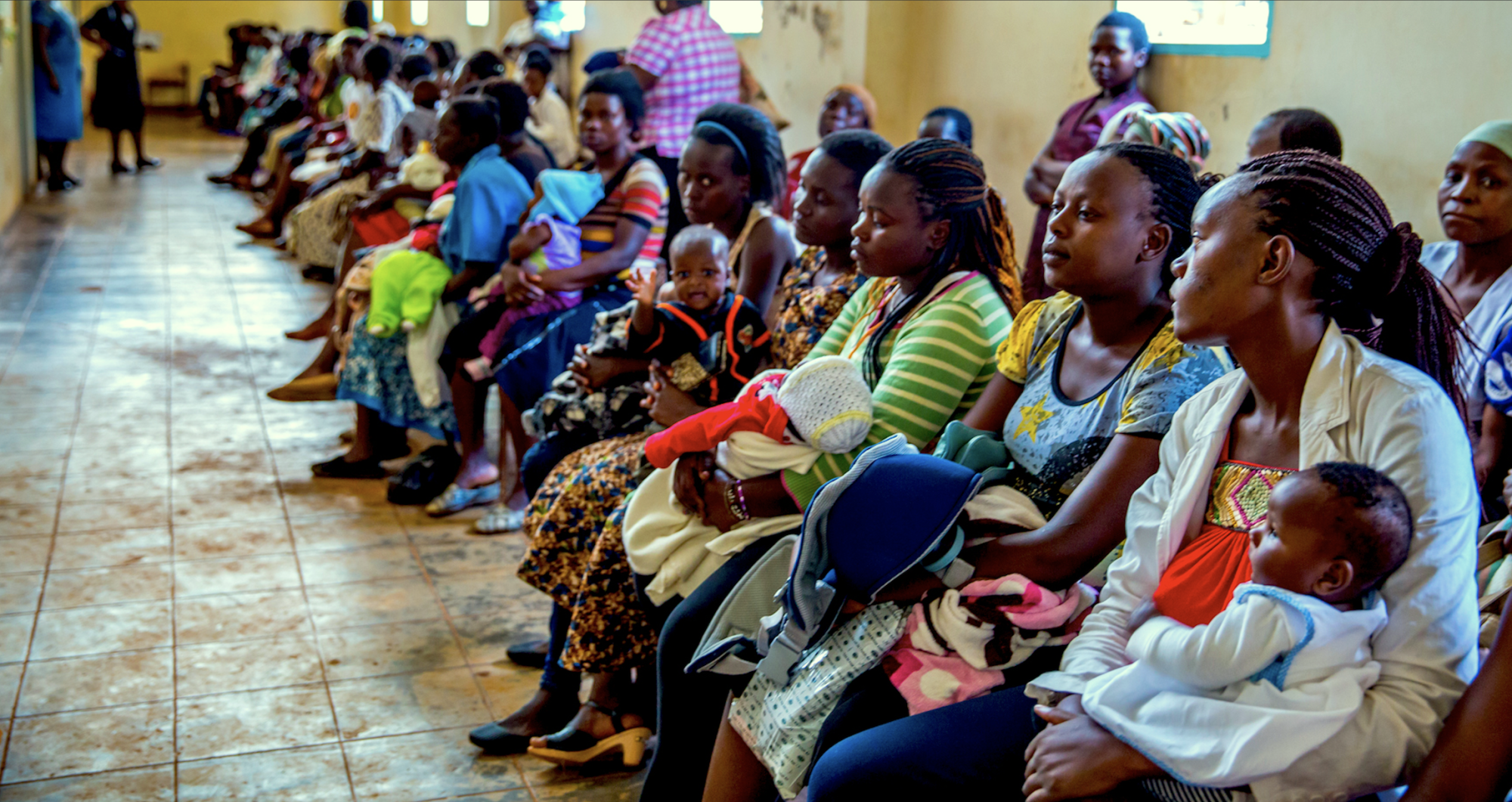 Women waiting in a clinic in Kenya's Western Province in September 2015. | Sala Lewis / CSIS