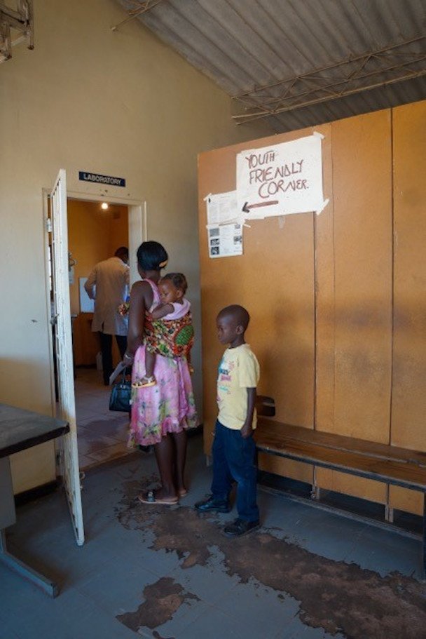 The Ng’ombe Community Health Centre’s “Youth Friendly Corner,” Lusaka, Zambia. Photo: CSIS