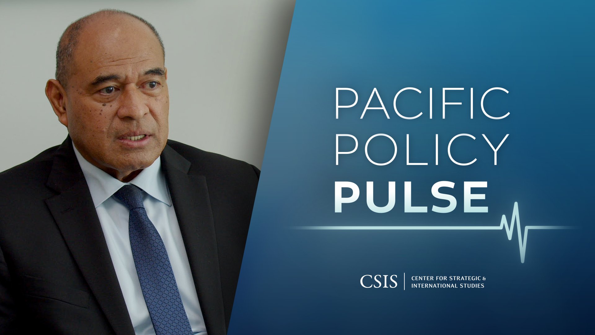  Pacific Policy Pulse: Ambassador of Tonga to the United States Va’inga Tone 