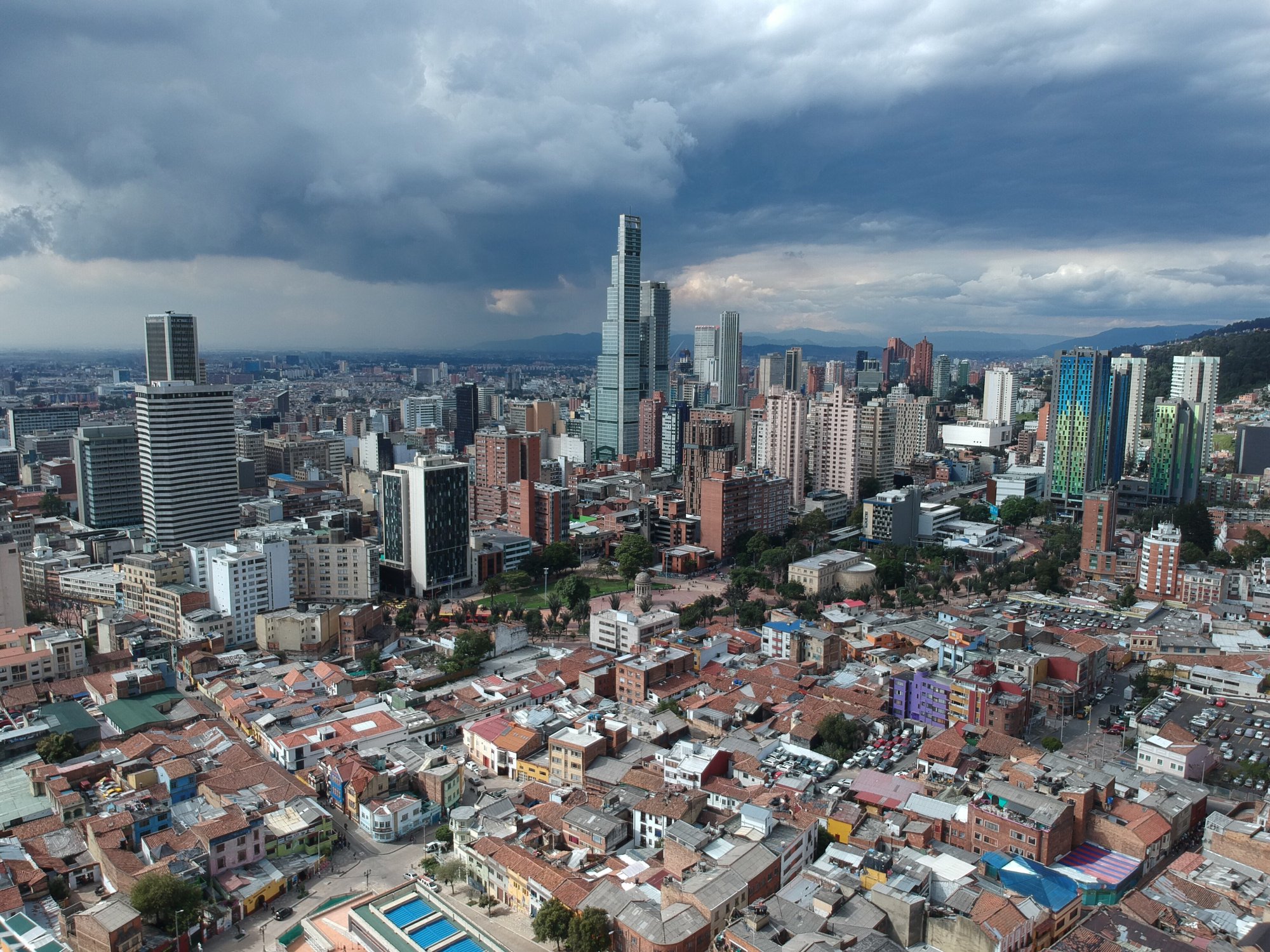 Financial district in Bogota, Colombia. Photo: Moises Rendon