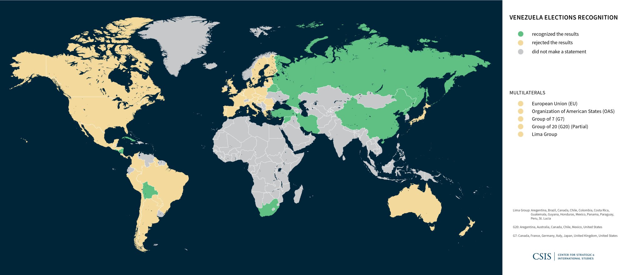 How the world stands after the presidential elections held on May 20, 2018.