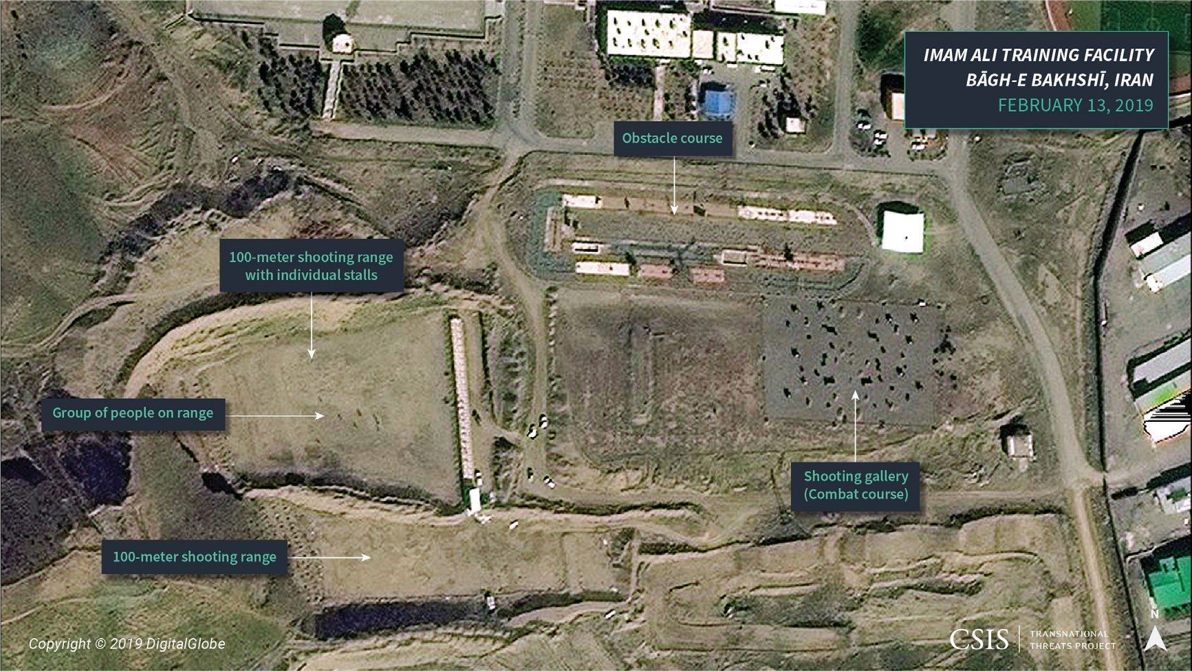 Figure 3: Combat Training Facilities, Part 1, Imam Ali Training Facility, Iran