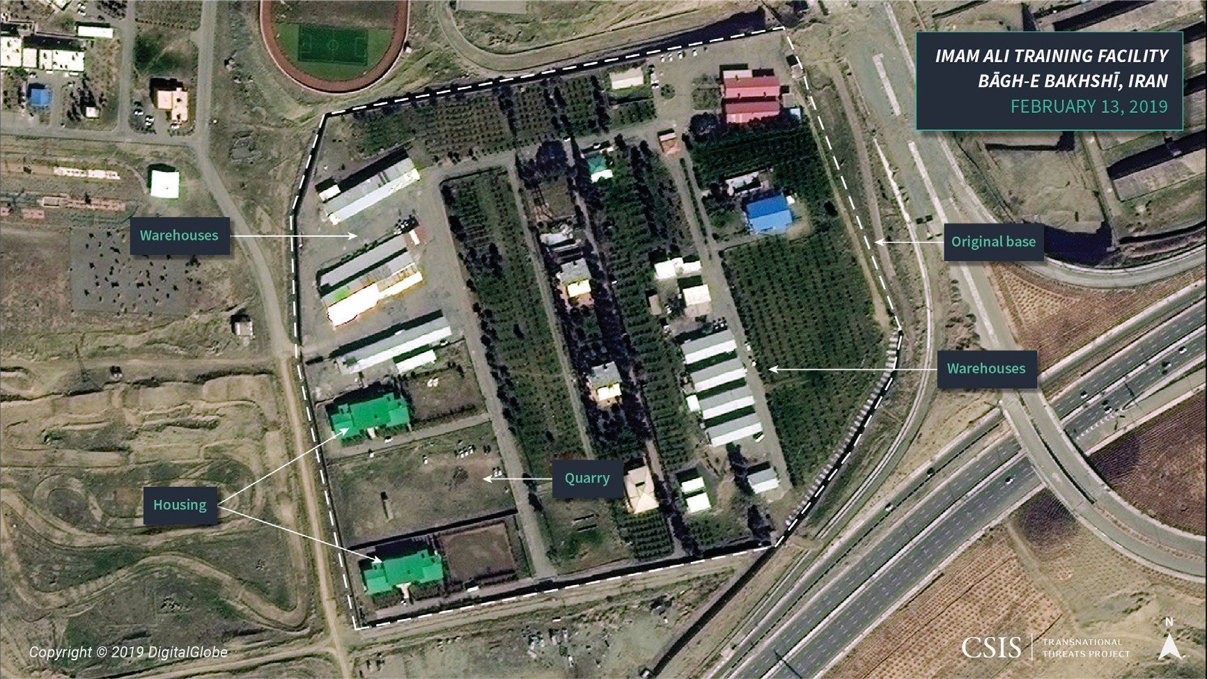 Figure 9: The Original Base, Imam Ali Training Facility, Iran