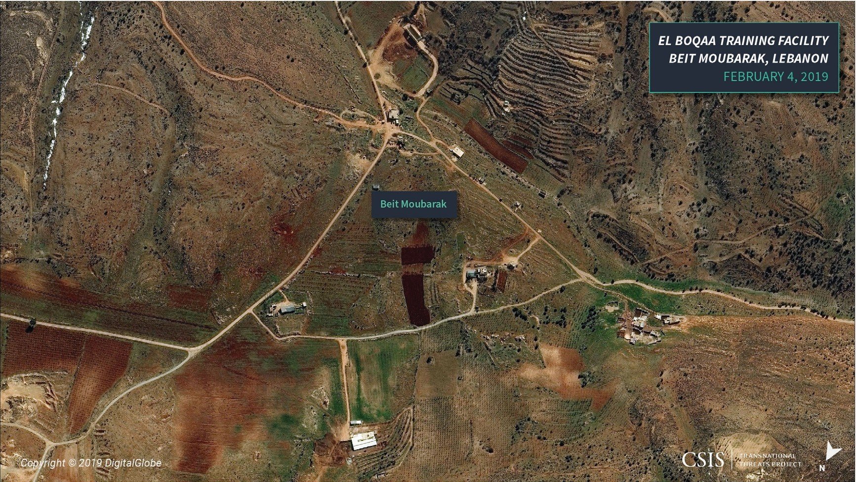 Figure 11: Headquarters and Support Areas, Part 2, El Boqaa Training Facility, Lebanon