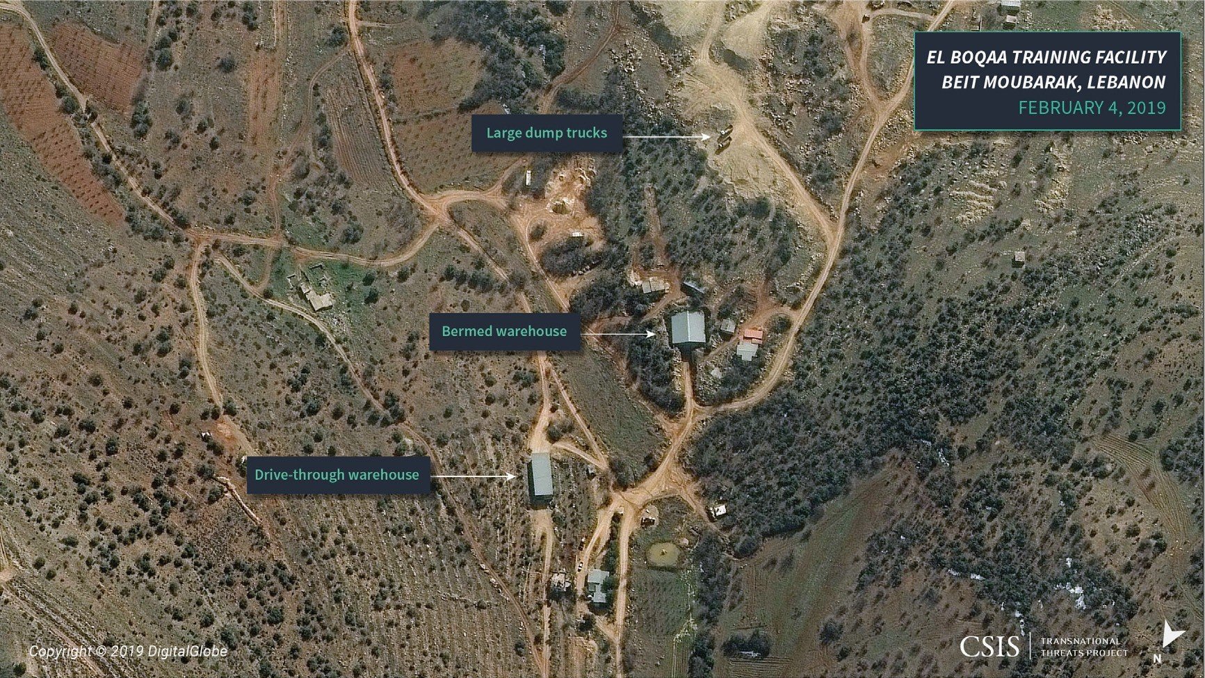 Figure 12: Headquarters and Support Areas, Part 3, El Boqaa Training Facility, Lebanon