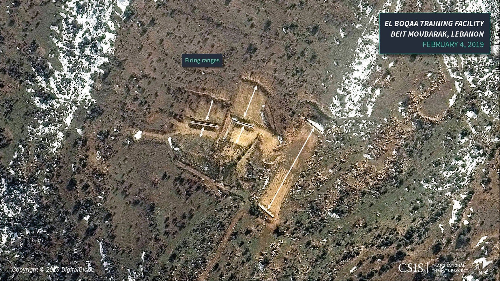 Figure 5: Firing Range No. 3, El Boqaa Training Facility, Lebanon