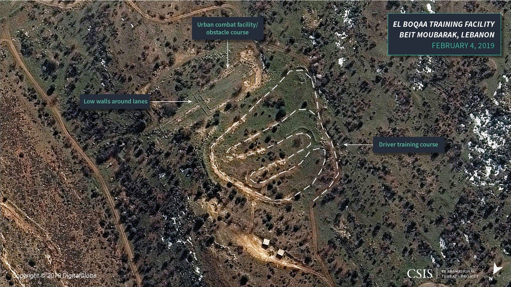 Figure 7: Driver Training Facility & Urban Combat Training Facility No. 1, El Boqaa Training Facility, Lebanon