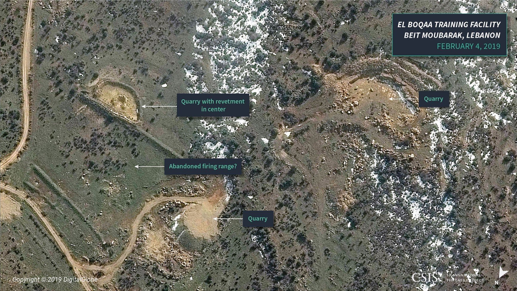 Figure 9: Quarries, El Boqaa Training Facility, Lebanon