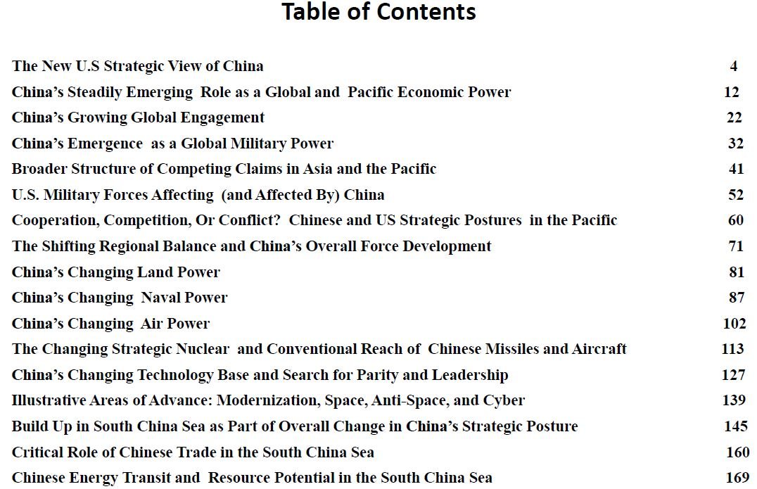 Chinese Strategy, Military Forces, and Economics