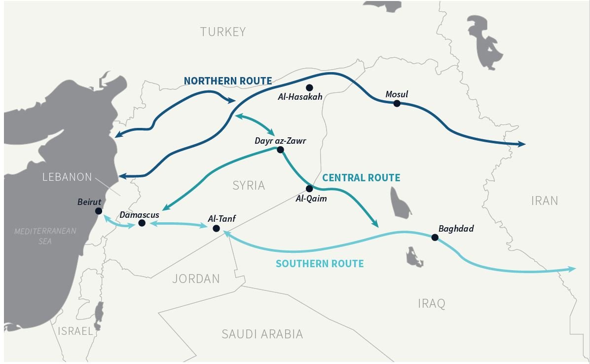 Figure 3: Potential Iran Land Bridge