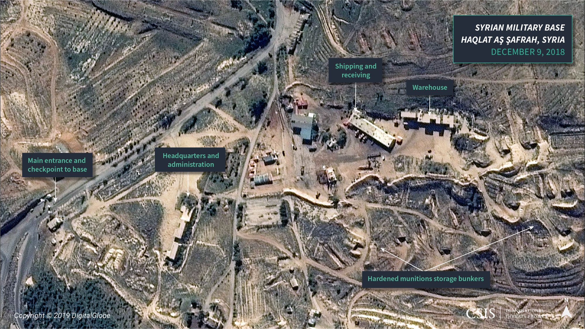 Pre-Strike: Satellite Imagery, December 9, 2018